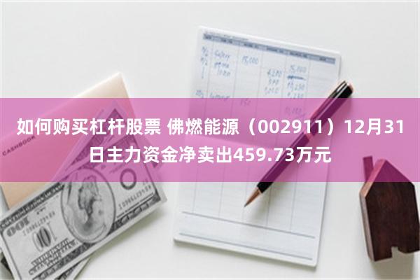 如何购买杠杆股票 佛燃能源（002911）12月31日主力资金净卖出459.73万元